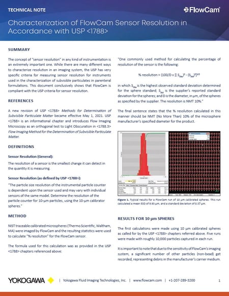 Thumbnail - FlowCam technical note