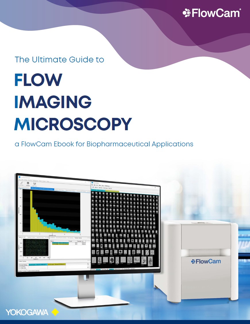 FlowCam ebook thumbnail - The Ultimate Guide to Flow Imaging Microscopy for Protein Therapeutics