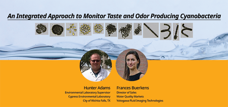 Advertisement for AWWA webinar - An Integrated Approach to Monitor Taste and Odor Producing Cyanobacteria